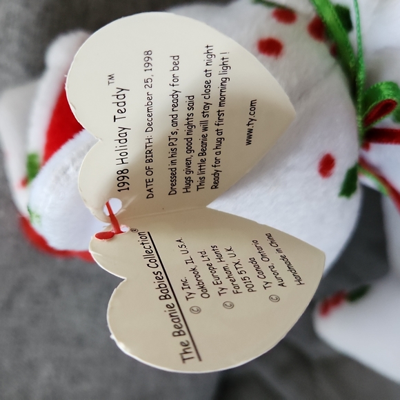 Beanie Baby 1998 Holiday Bear - Picture 3 of 4